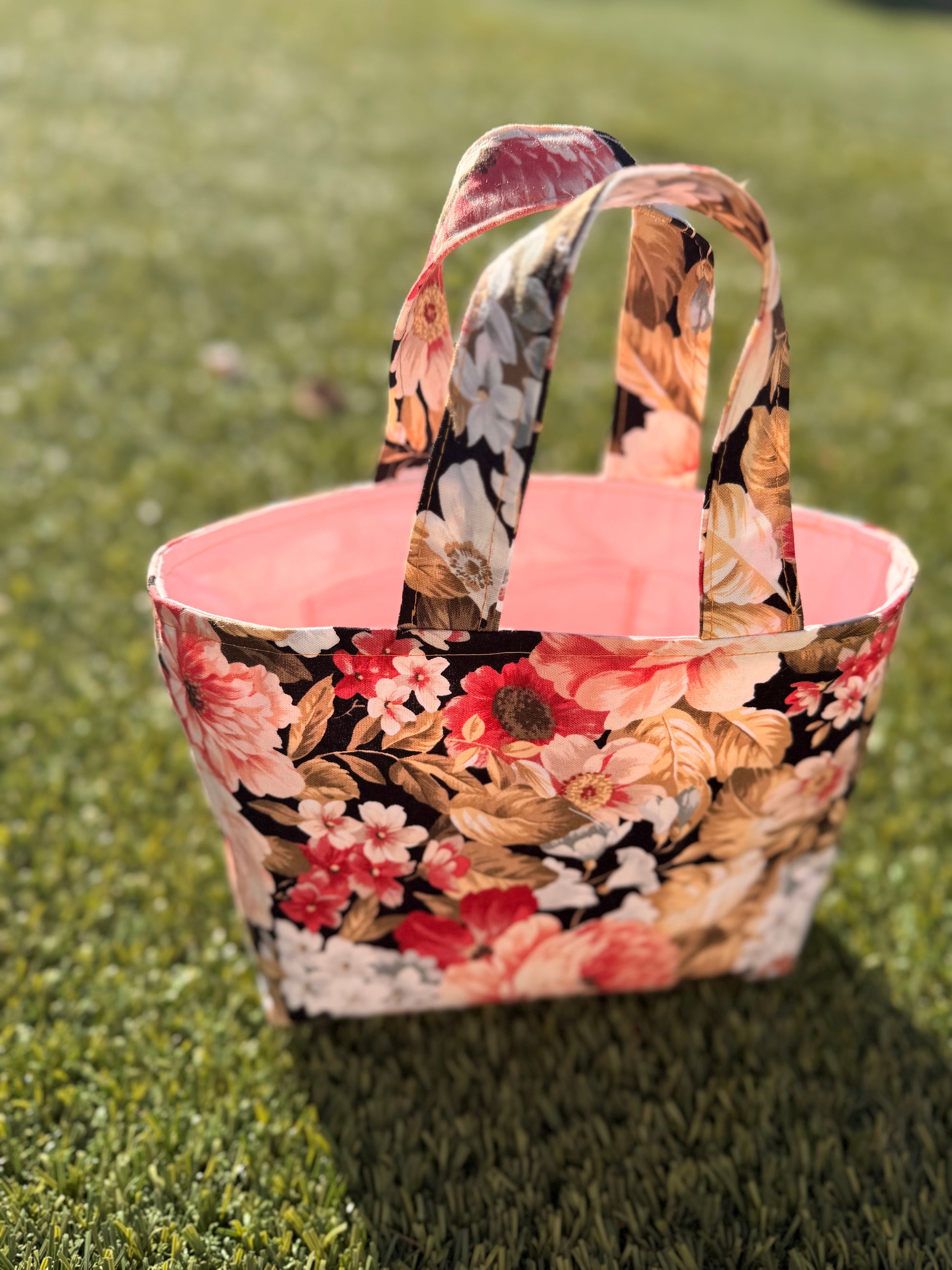 Flower small tote bag