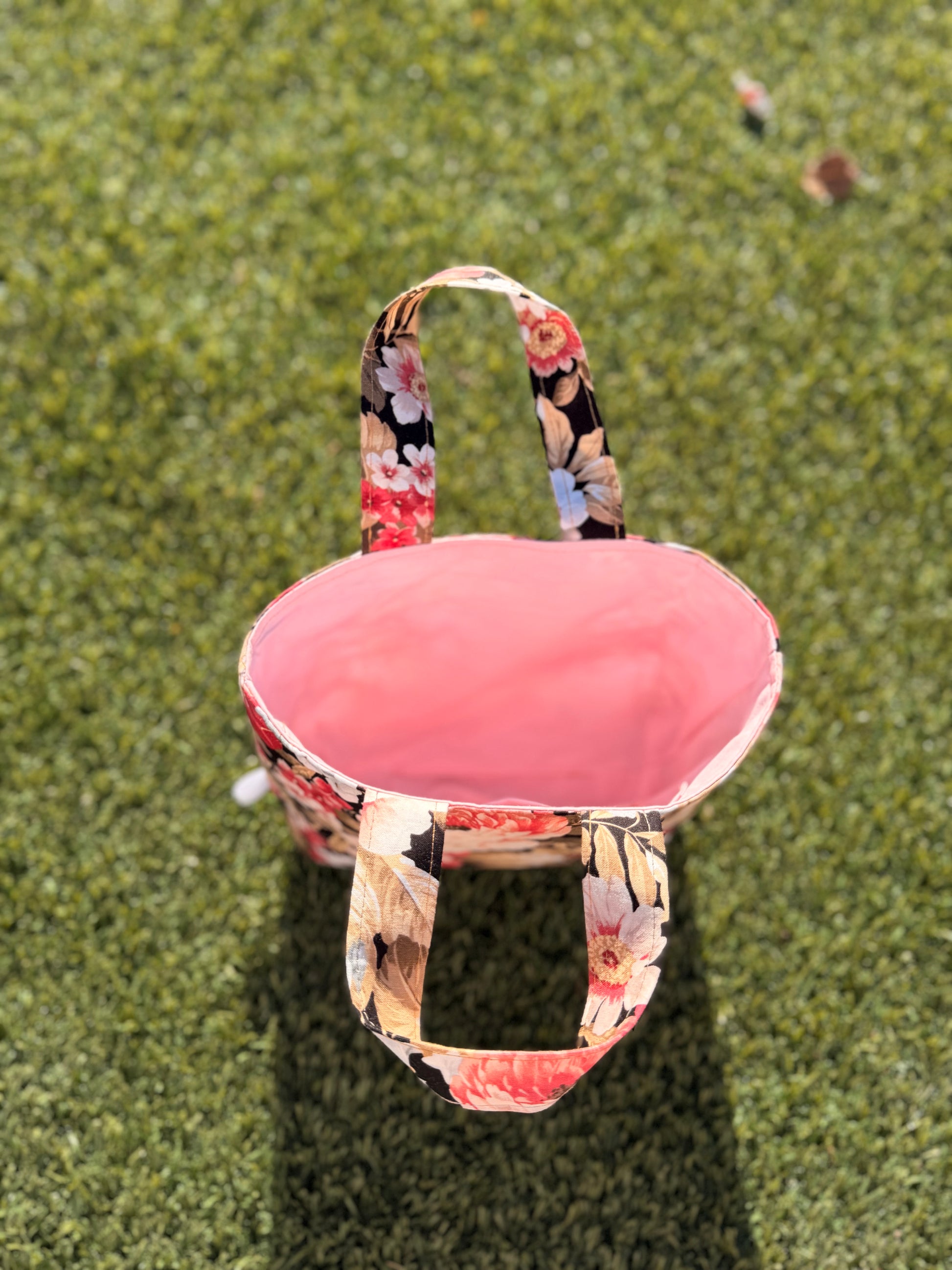 Flower small tote bag