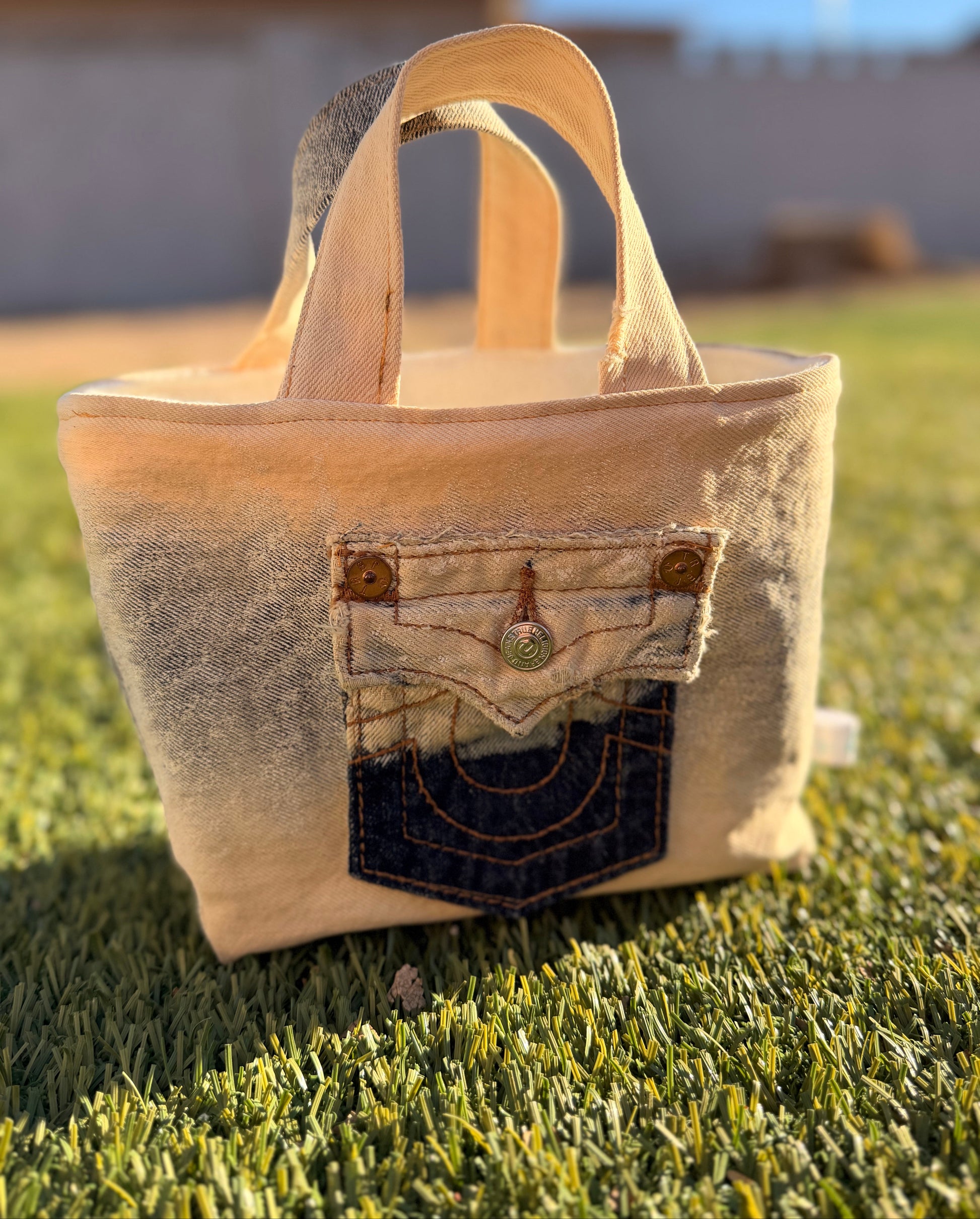 Custom True Religion Tote Bag - Small