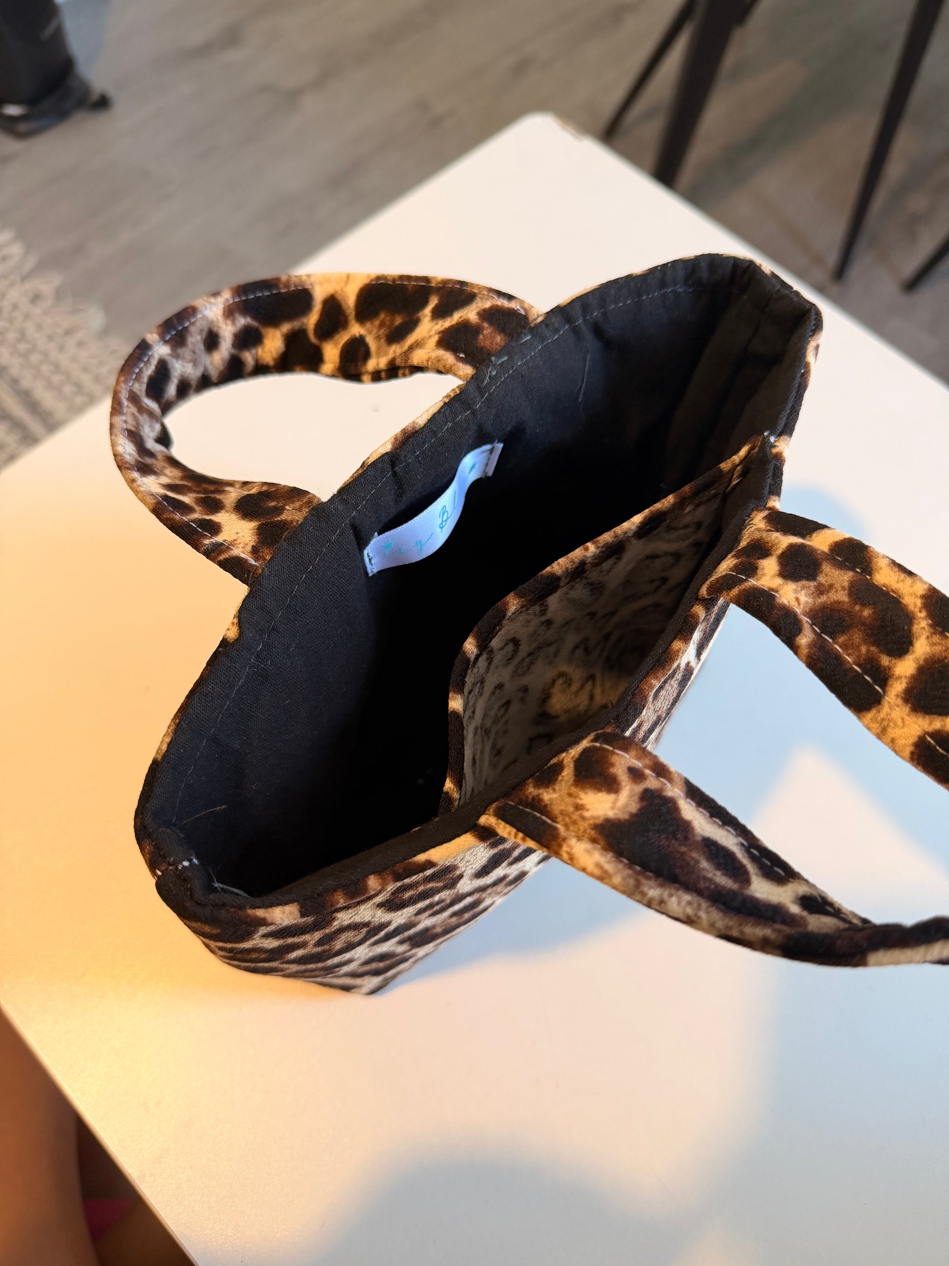 Cheetah Tote Bag Small