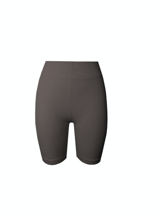Seamless Biker Shorts - Dark Gray