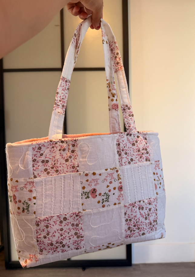 Flower tote bag