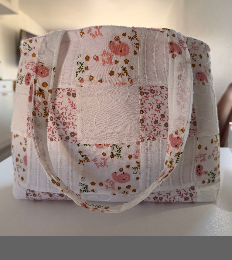 Flower tote bag