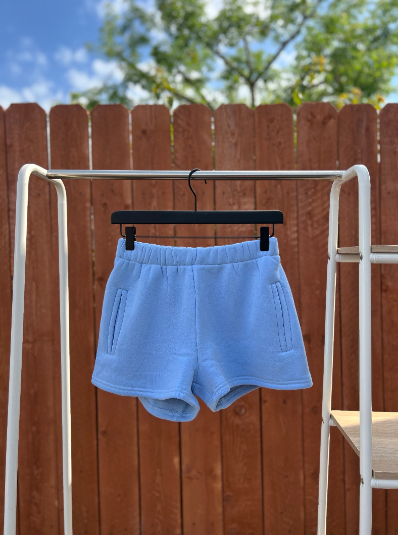 Snuggle Me Blue Shorts SMALL